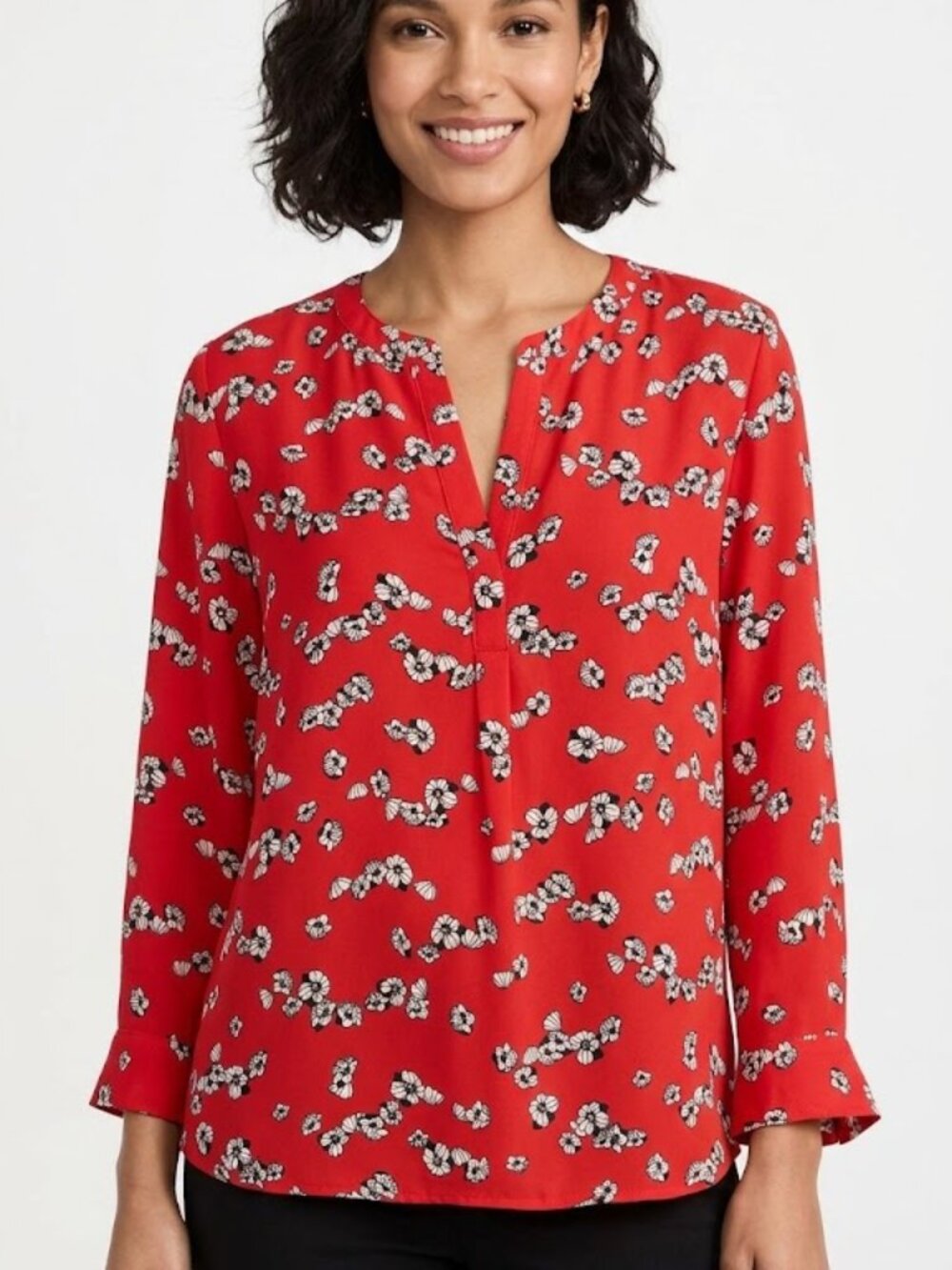 Dalia red Floral
